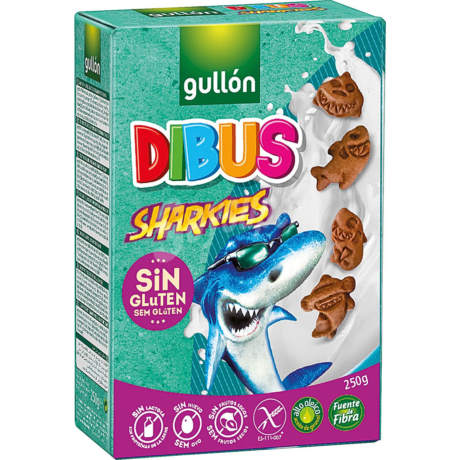 Galleta Dibus Sharkies sin gluten