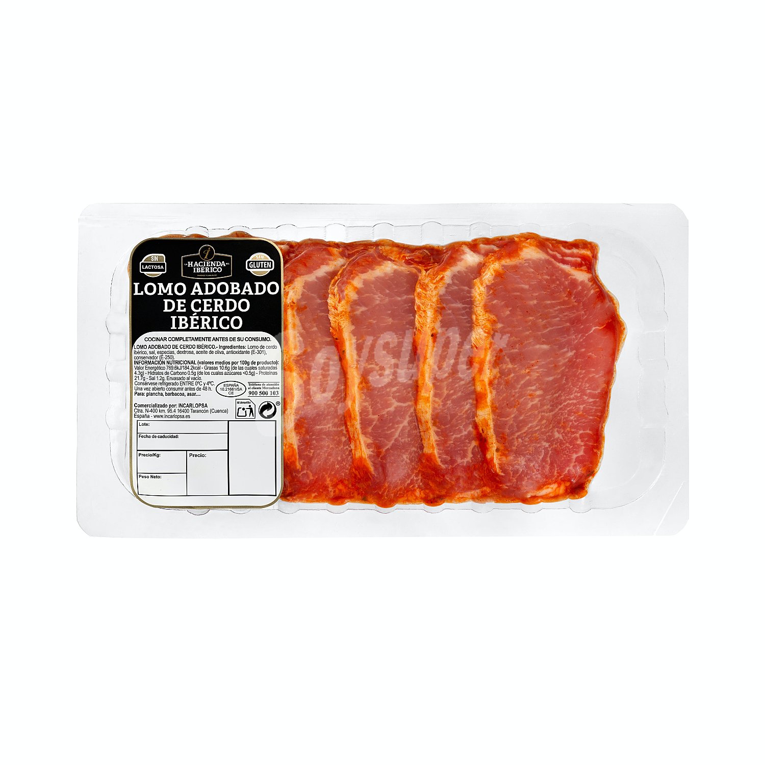 Lomo de cerdo ibérico adobado