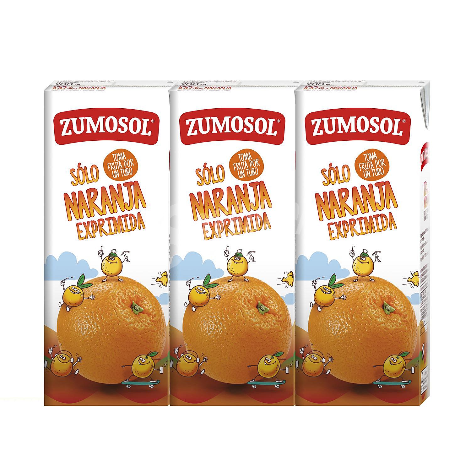 Zumo de naranja exprimido