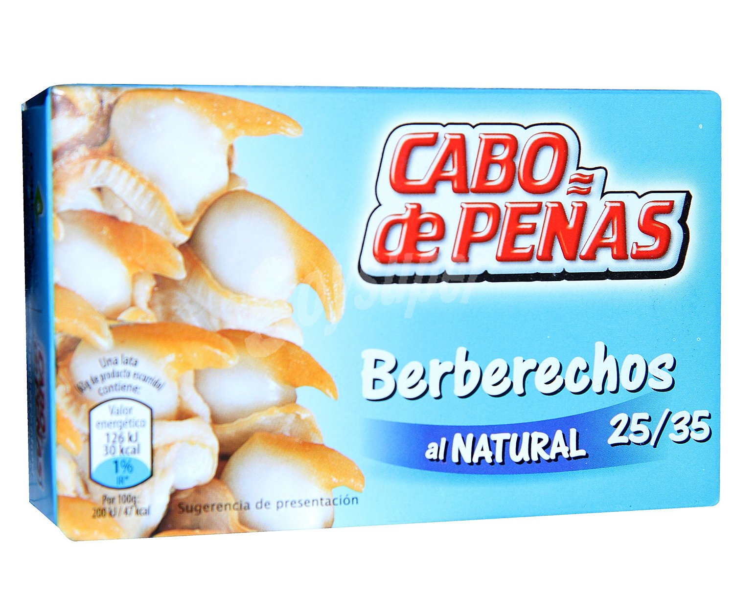 Berberechos grandes al natural