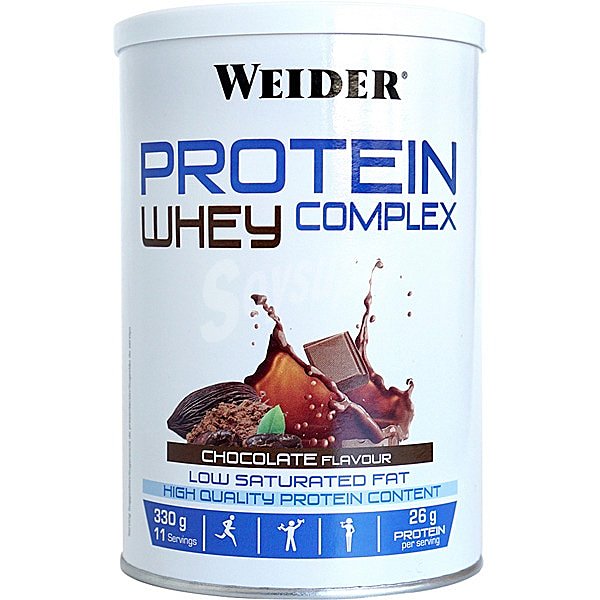 Proteína concentrada y aislada de suero de leche con sabor a brownie - chocolate whey protein