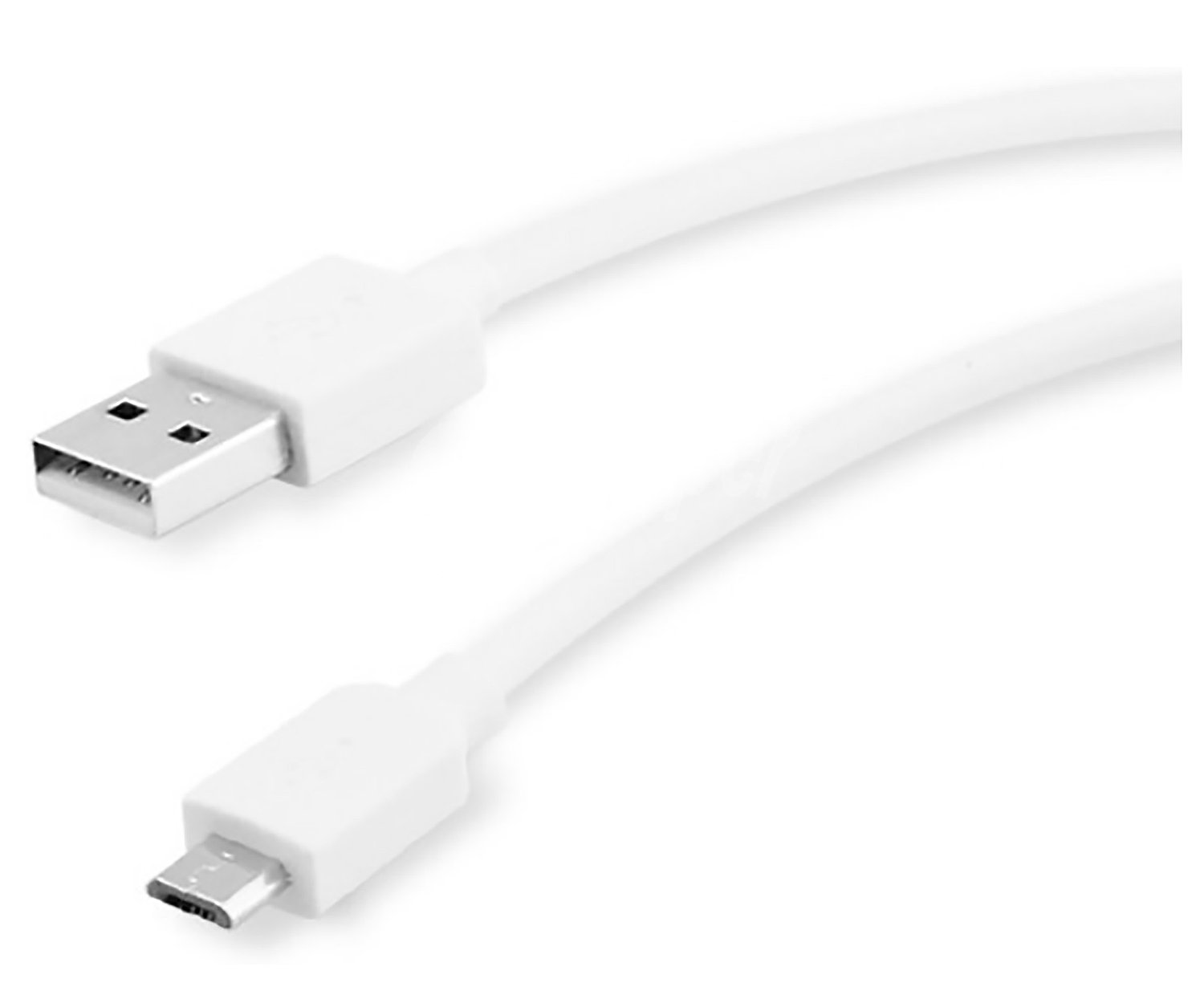 Cable de conexión conexión Usb a Micro Usb, 3m de longitud, color blanco