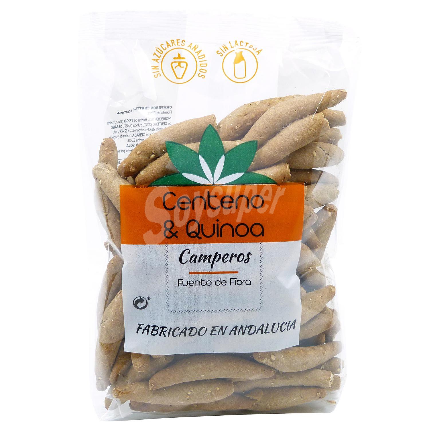 Picos camperos de centeno y quinoa