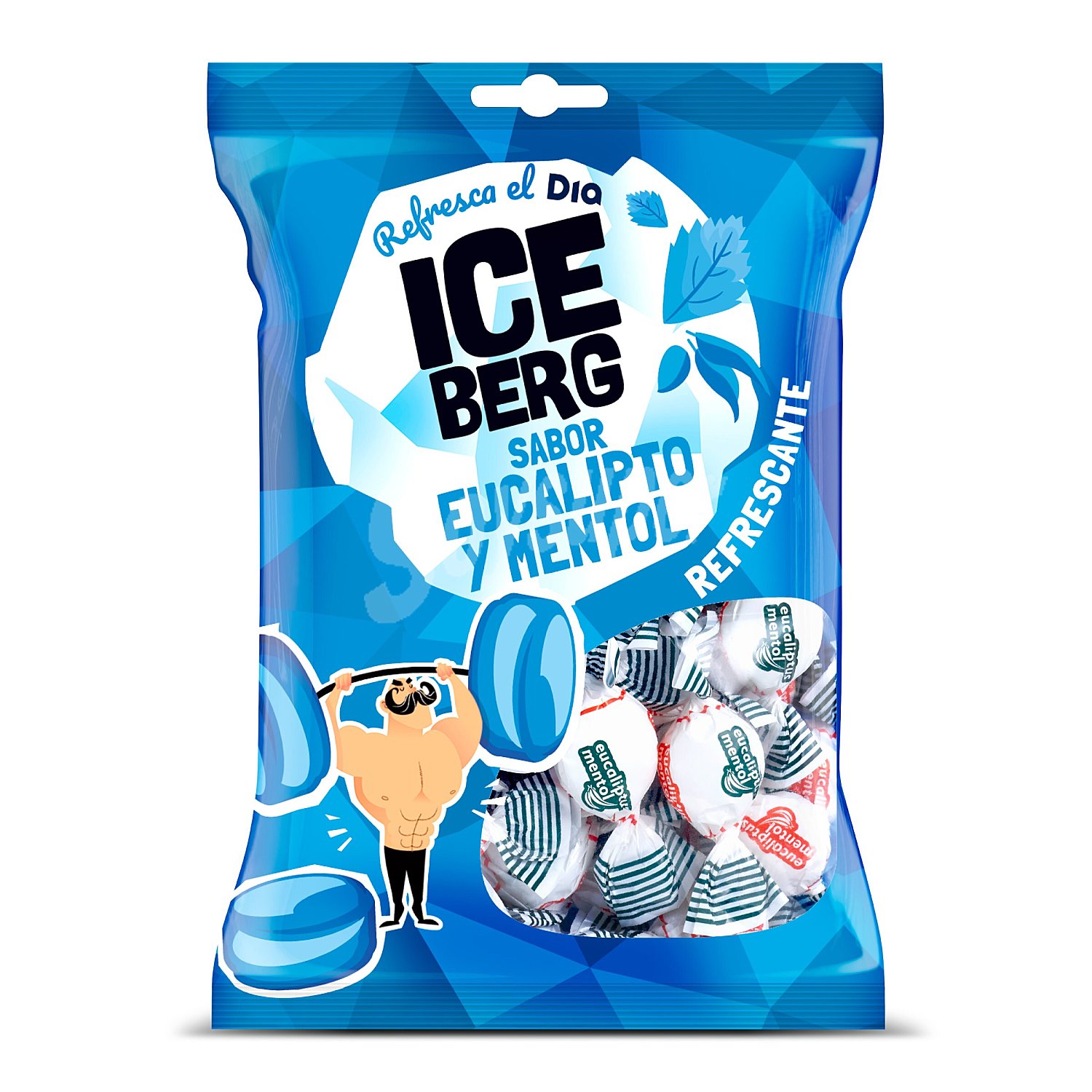 Caramelos de eucalipto y menta Iceberg