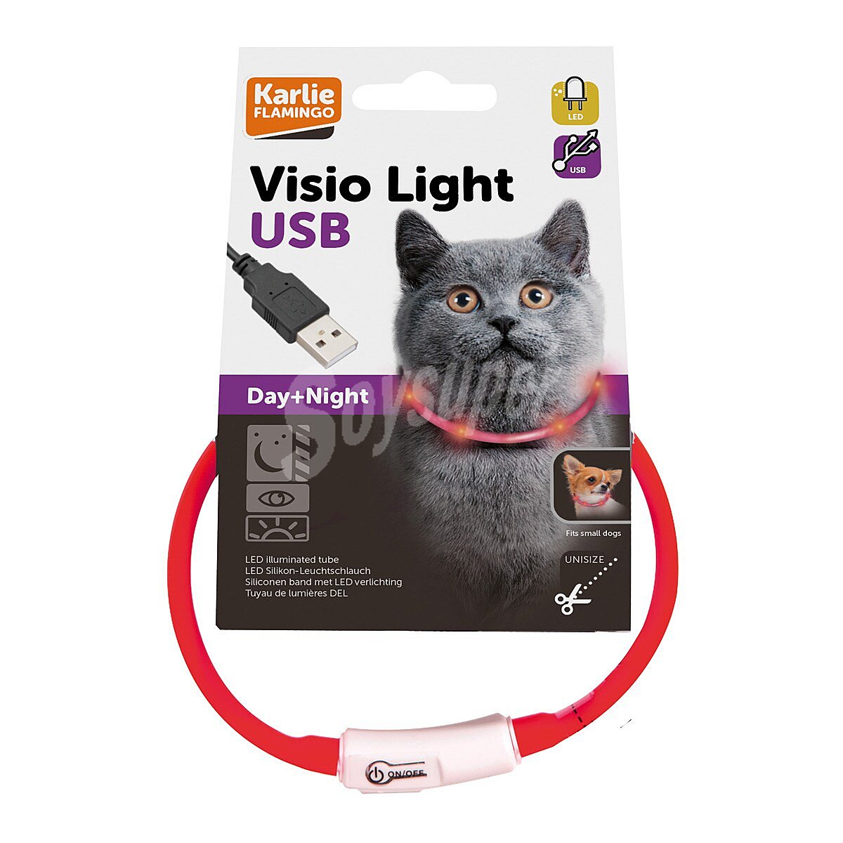 Visio Light collar para gatos con luz