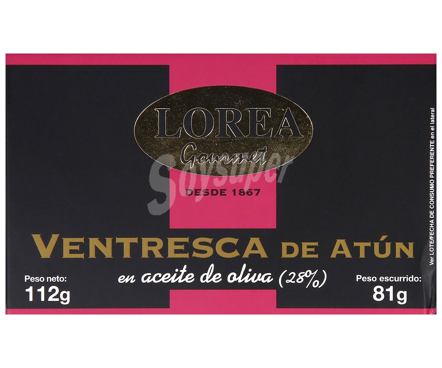 Ventresca de atún en aceite de oliva