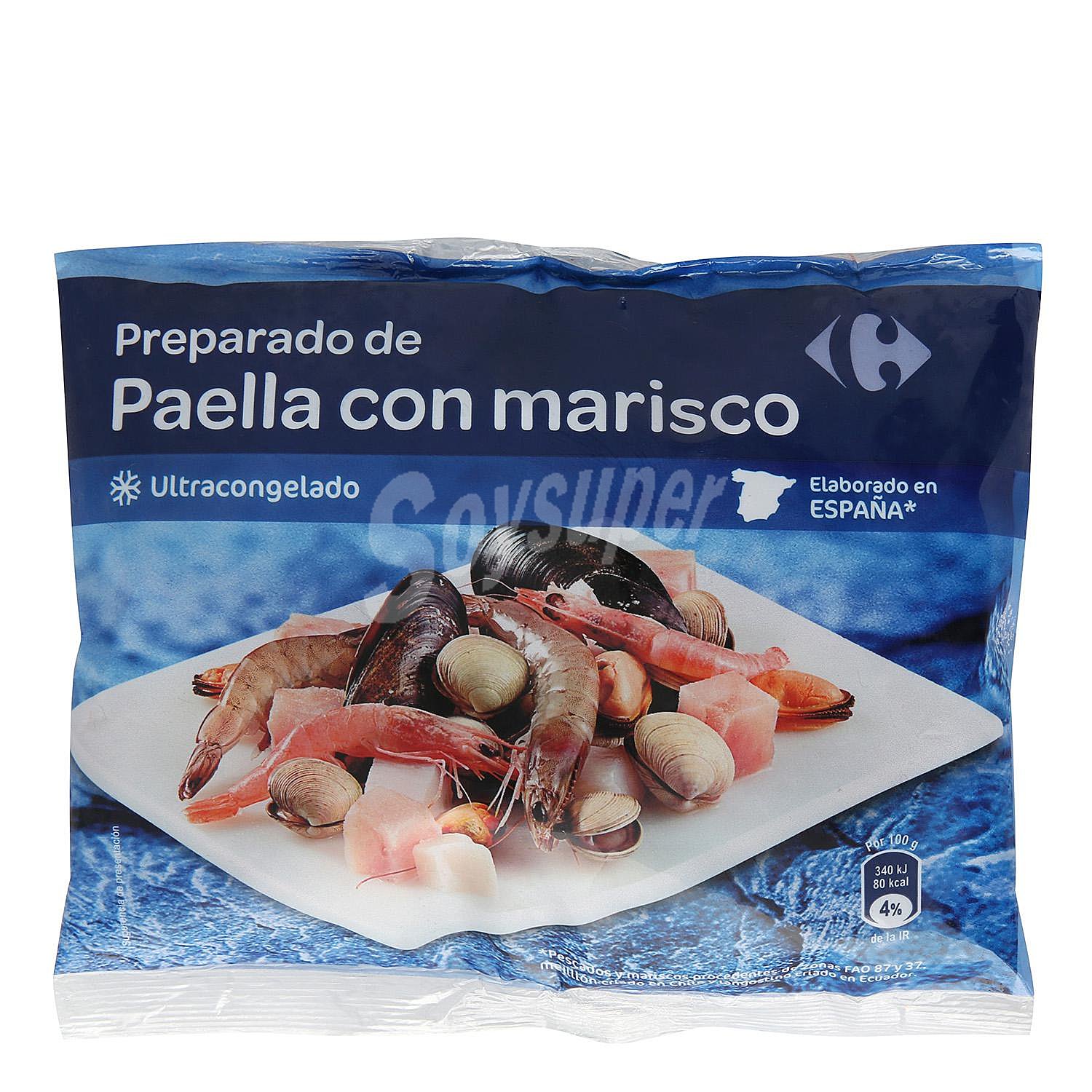 Preparado de marisco para paella Carrefour