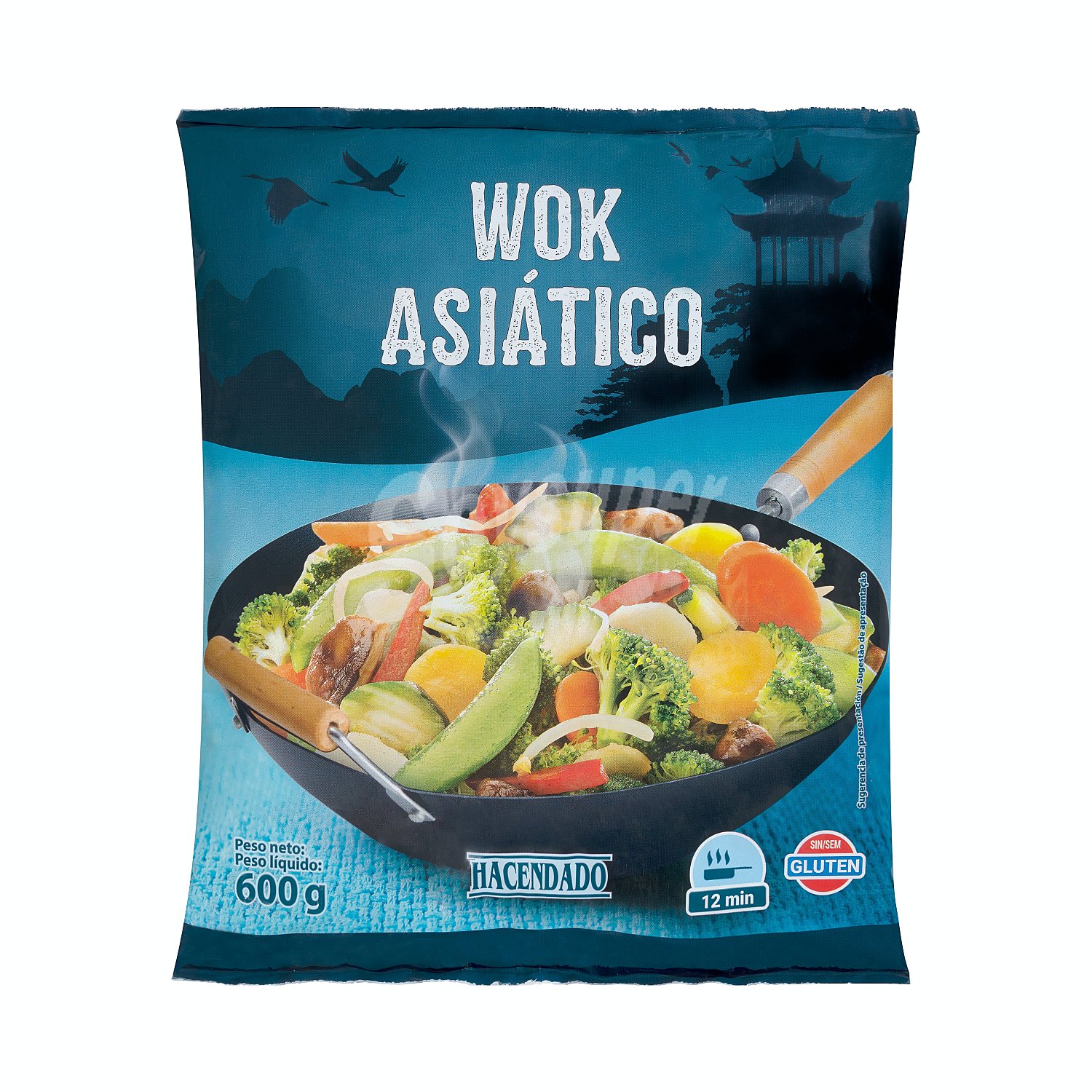 Verduras para wok (asiatico) congelado