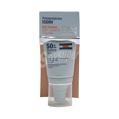 Isdin Protector solar facial con textura BB cream y factor de protección 50+ (muy alto) isdin