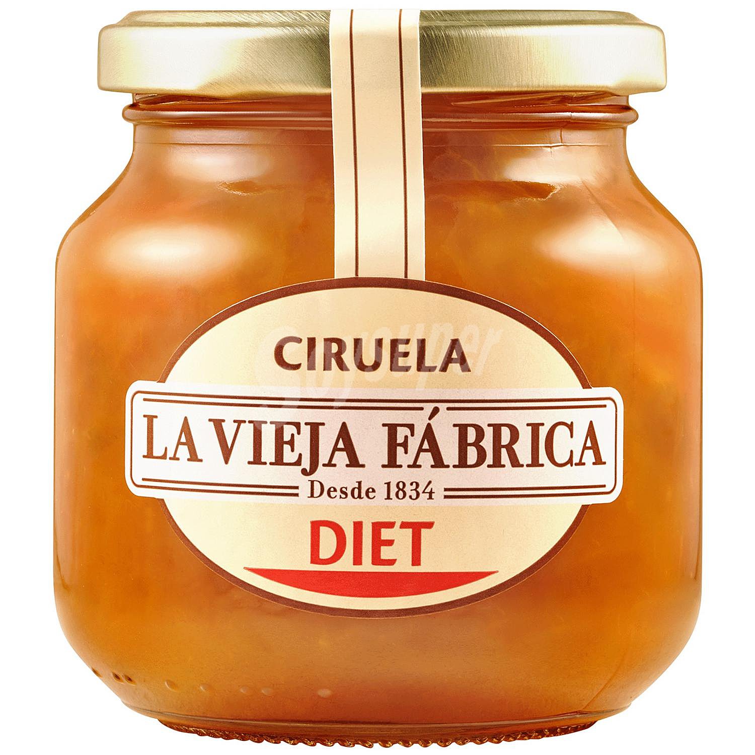 Mermelada de ciruela Diet La Vieja Fábrica sin gluten