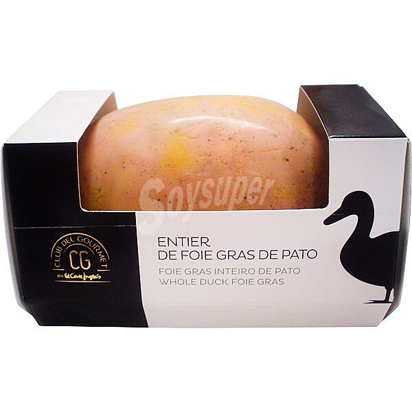 Entier de foie gras de pato