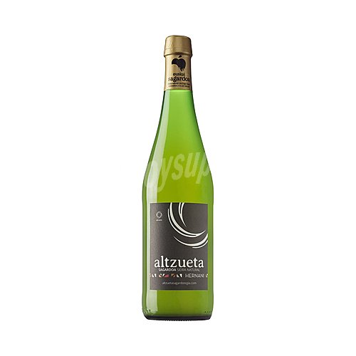 Altzueta Sidra natural premium con denominación de origen Eukal Sagardoa altzueta