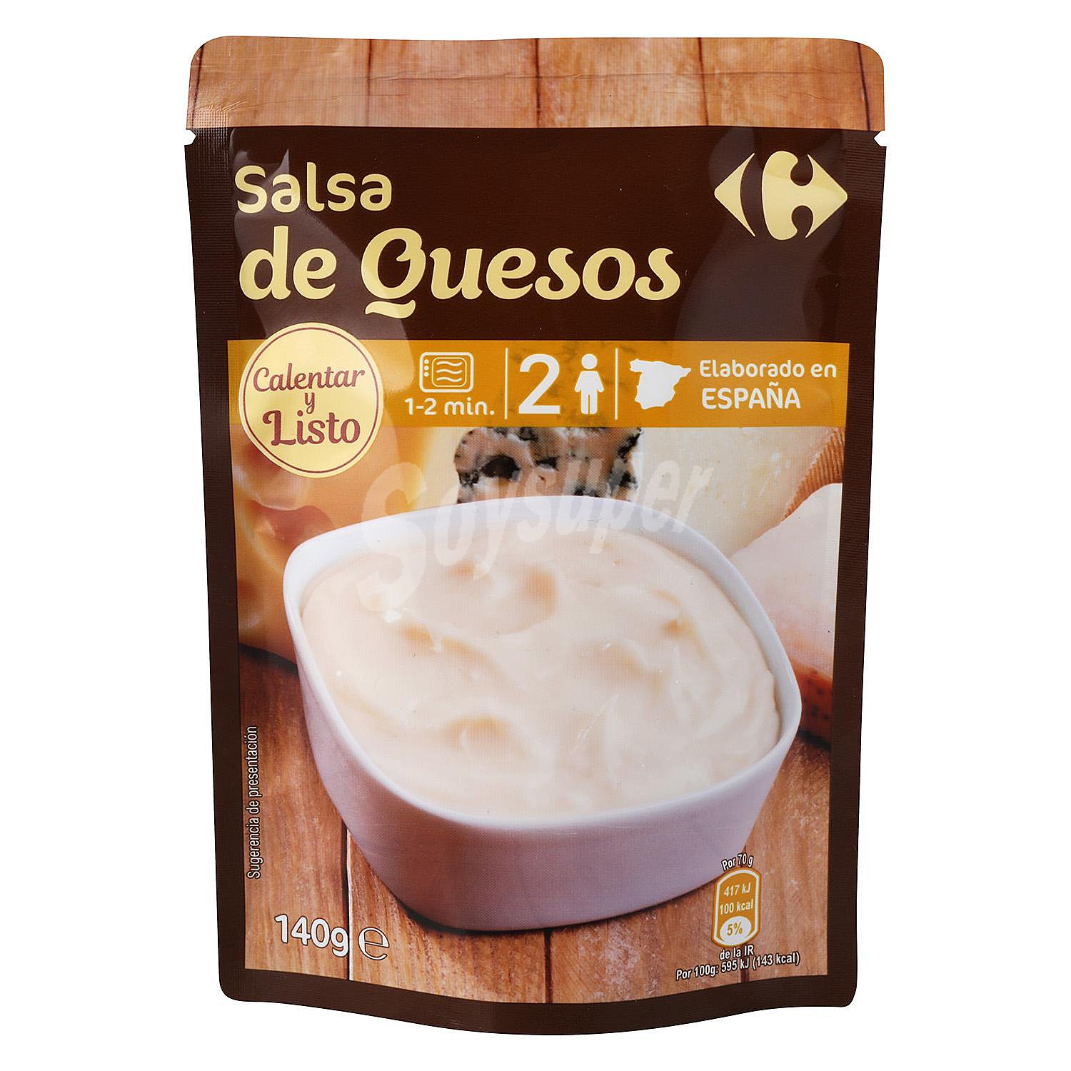 Salsa de quesos Carrefour