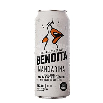 Hard seltzer con mandarina