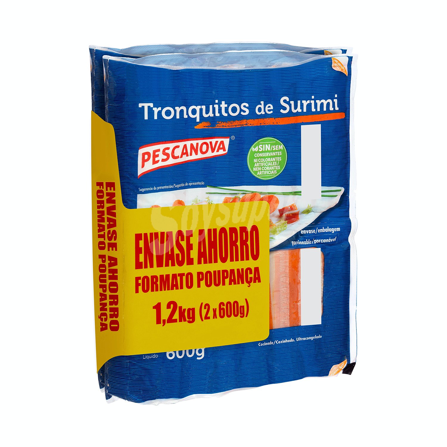 Tronquitos de surimi ultracongelados