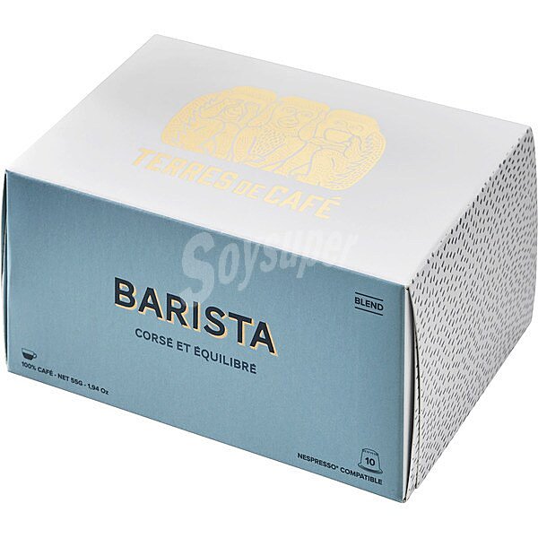 Café Barista blend 10 cápsulas compatibles con cafetera Nespresso