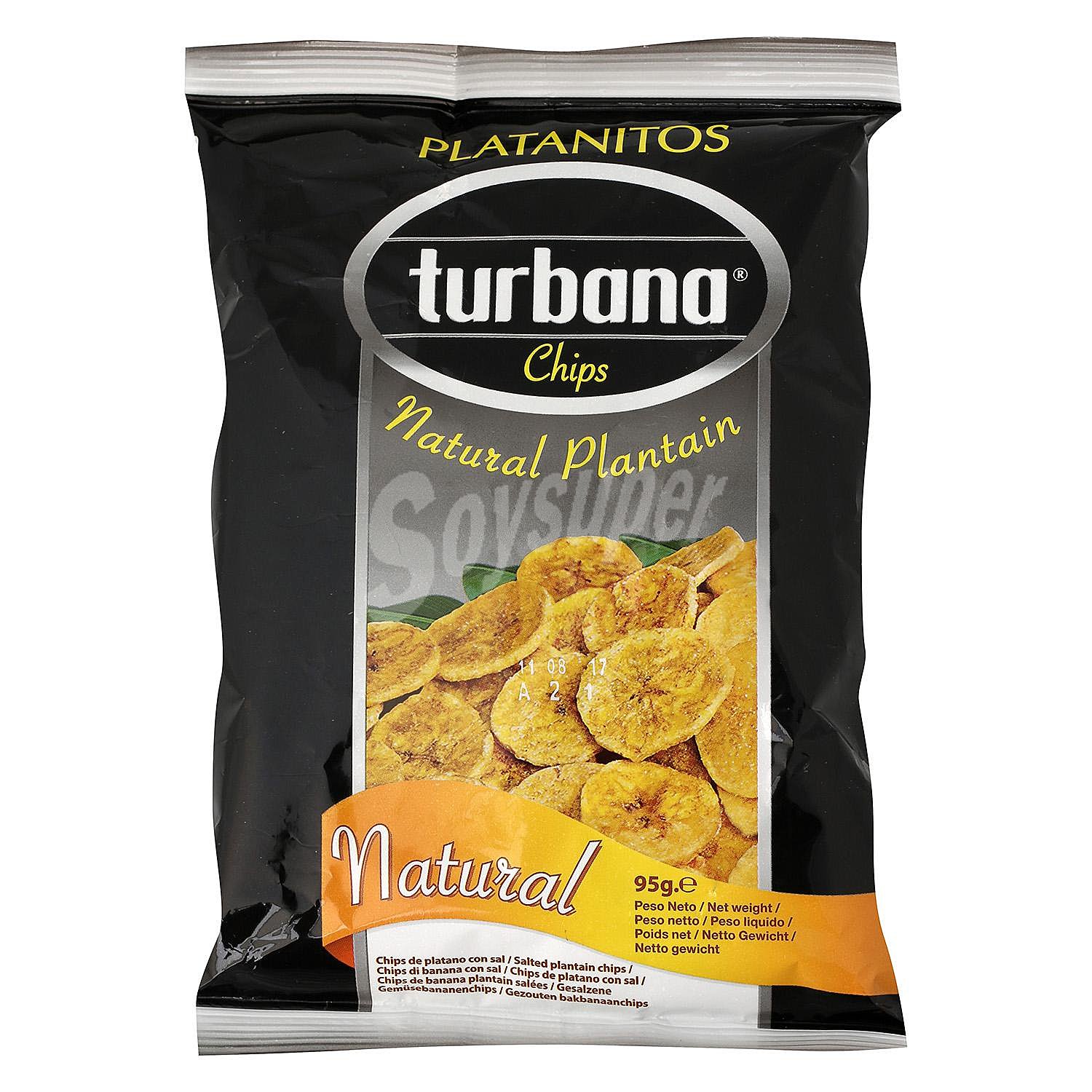 Snack de plátano natural Turban