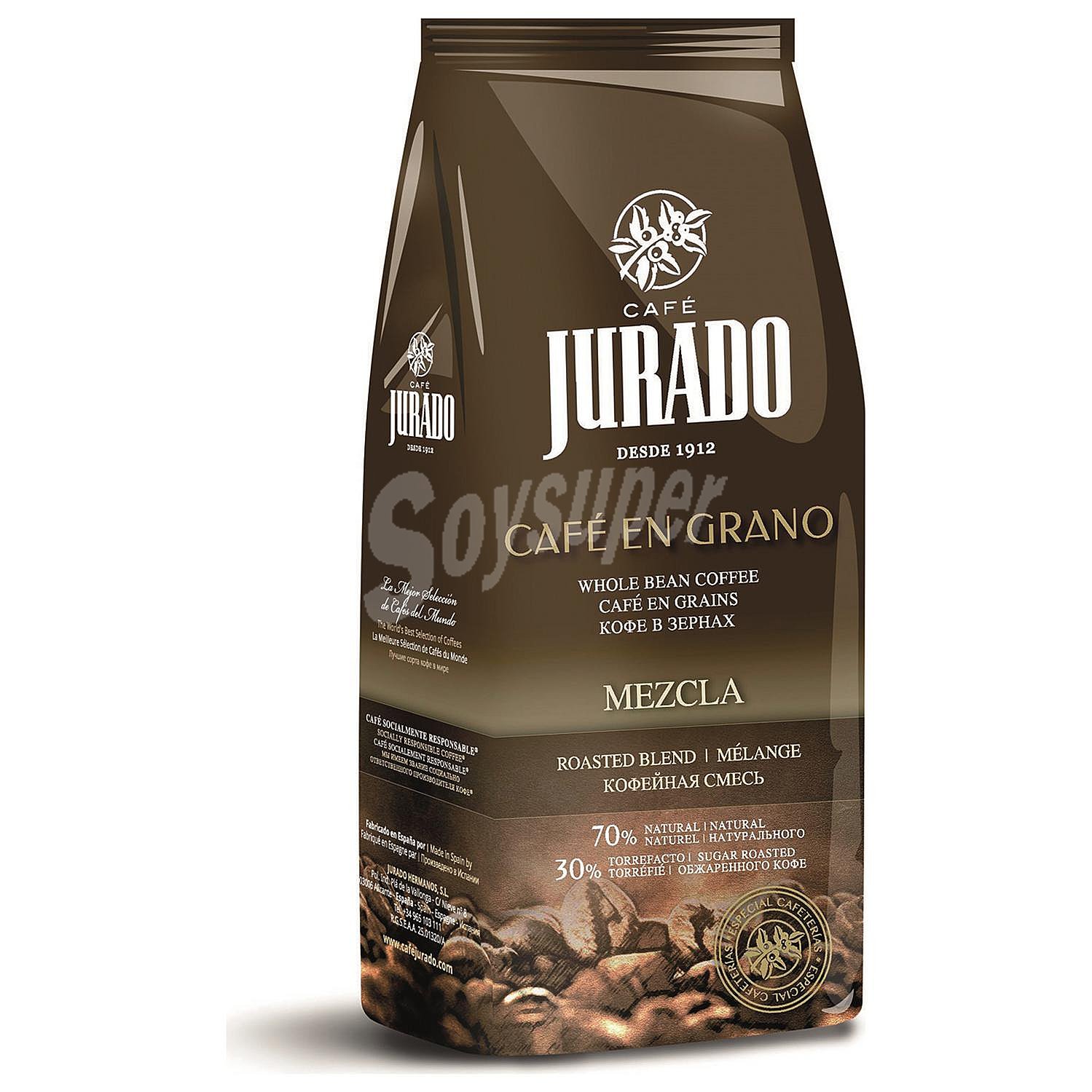 Café grano mezcla Jurado