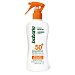 Protector solar spray para pieles sensibles SPF-50+ resistente al agua pistola