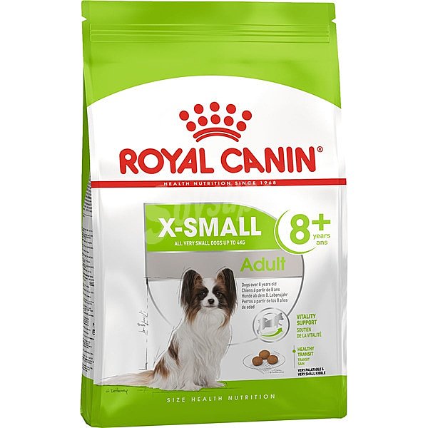 X-small pienso para perros senior minis