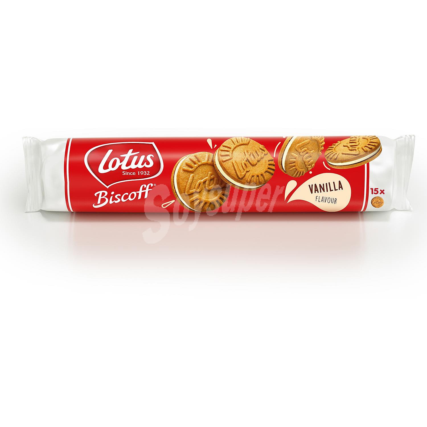 Galletas rellenas de crema de vainilla Lotus Biscoff