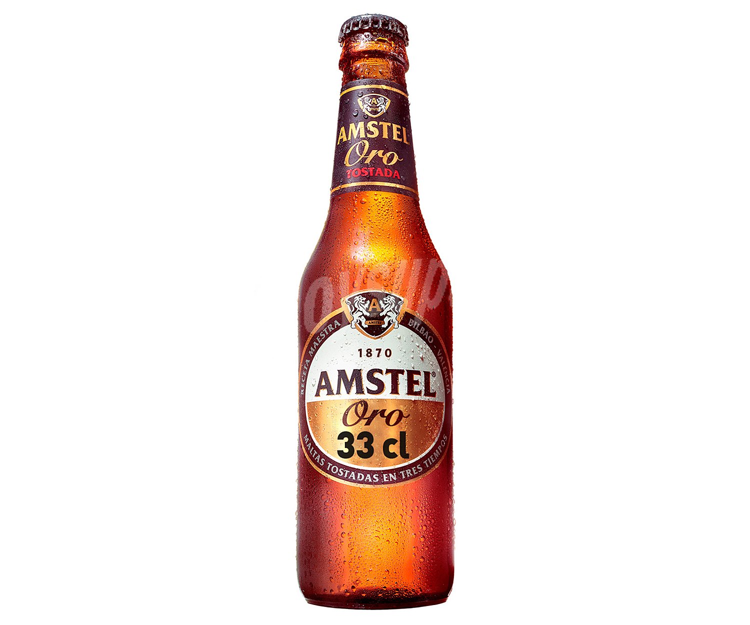 Cerveza tostada Amstel Oro