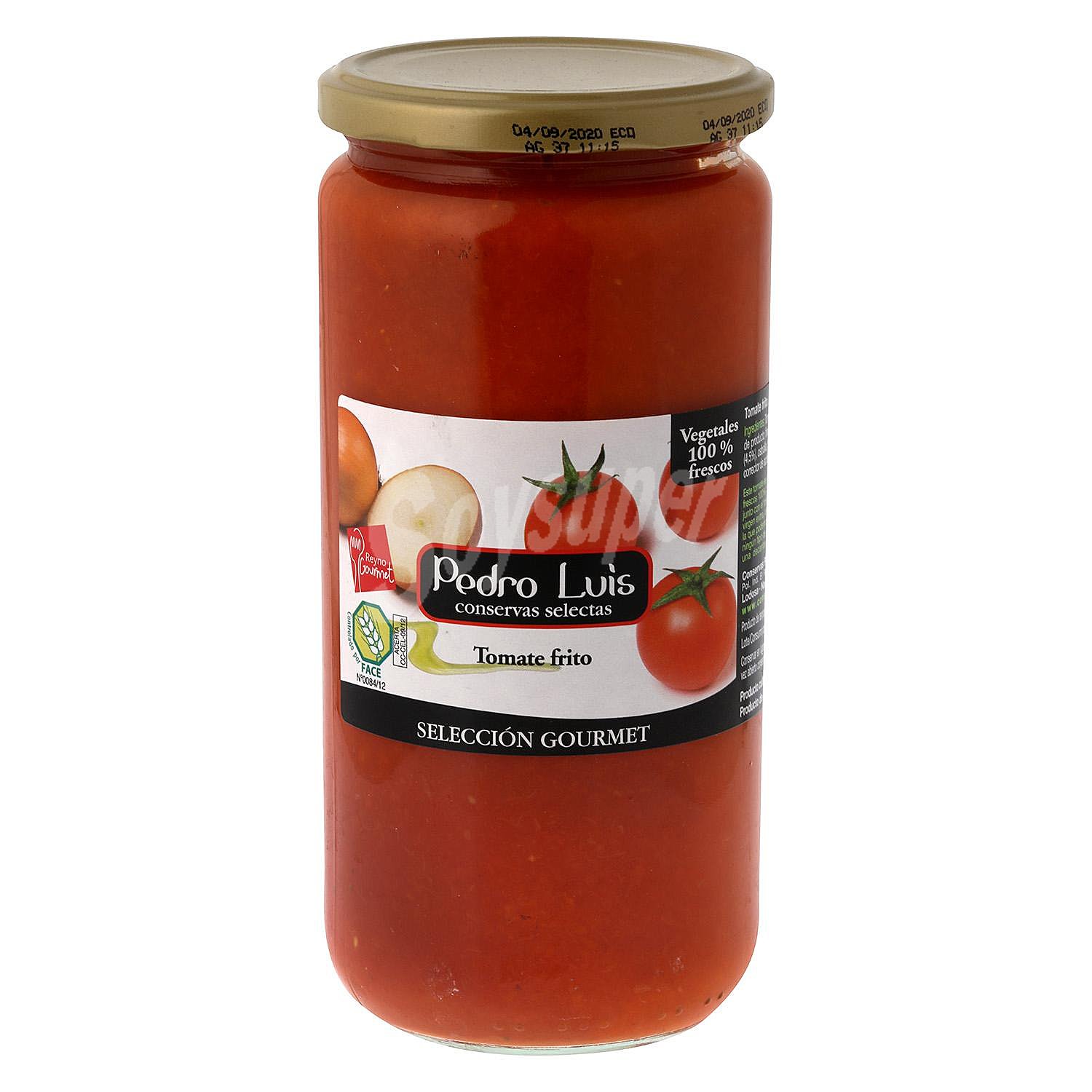 Tomate frito Pedro Luis sin gluten