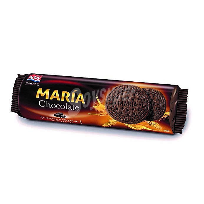 Galletas María con chocolate