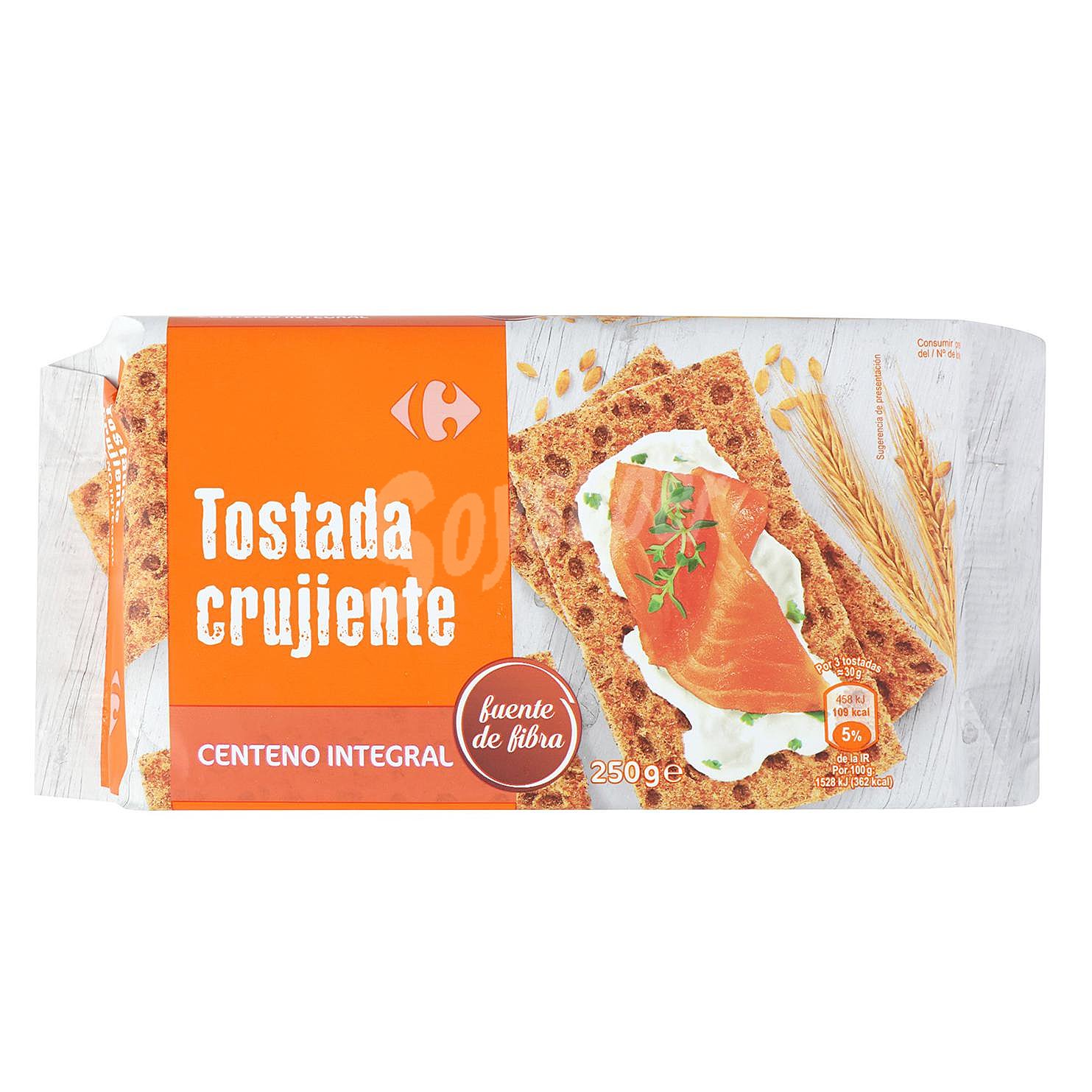 Tostada crujiente de centeno