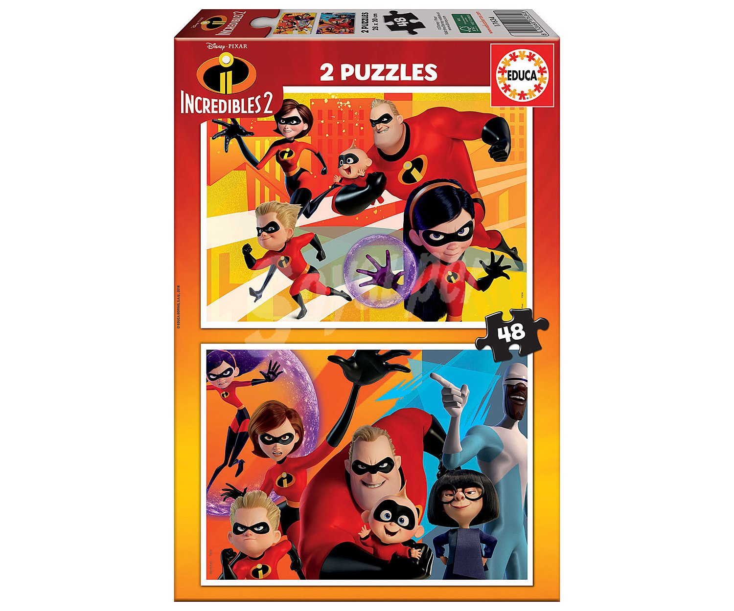 Puzzles infantiles de 48 piezas de 28x20 centímetros educa