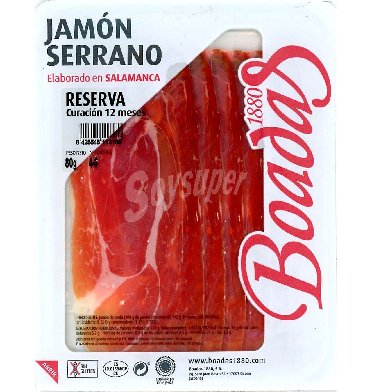 Jamón reserva salamanca