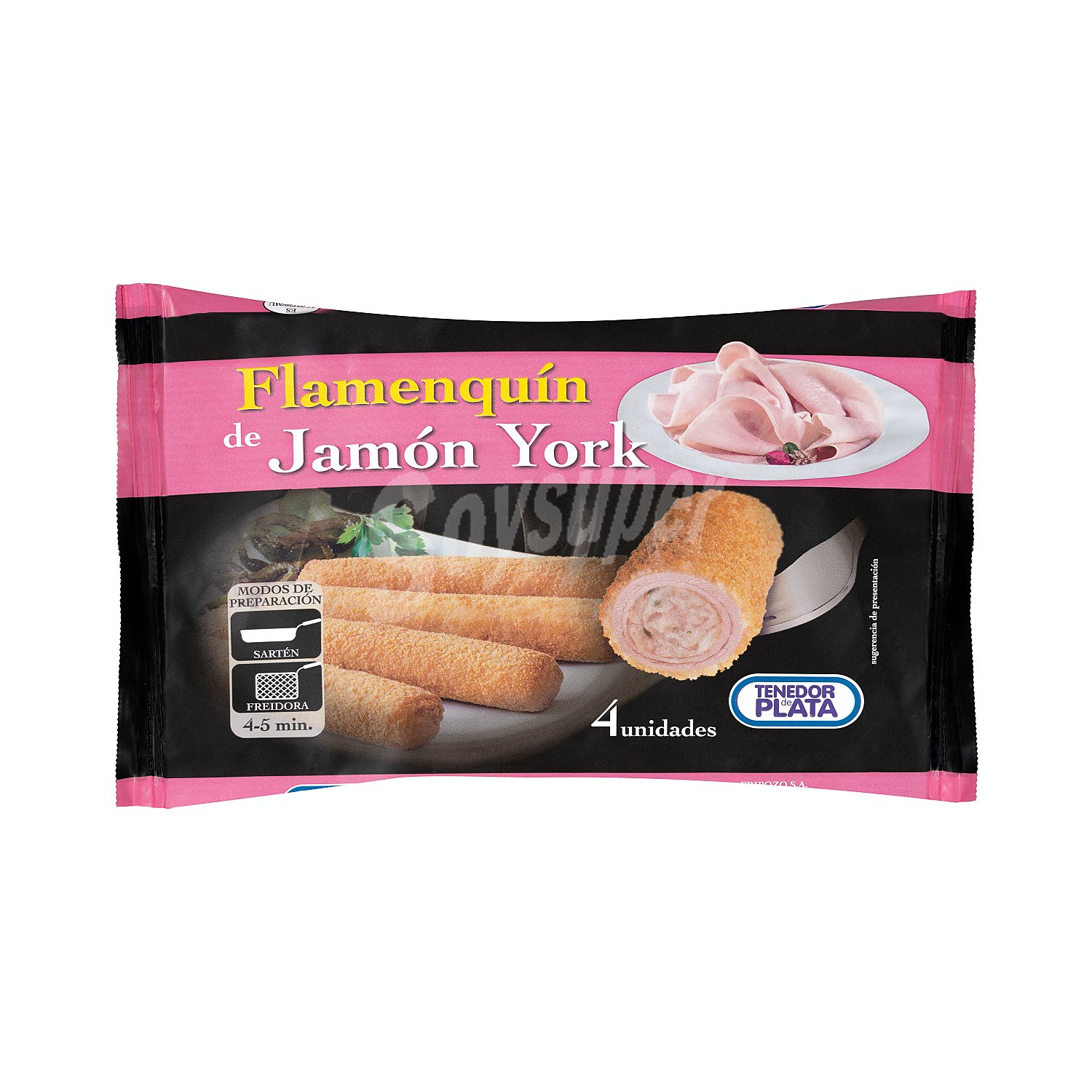 Flamenquin jamon york congelado