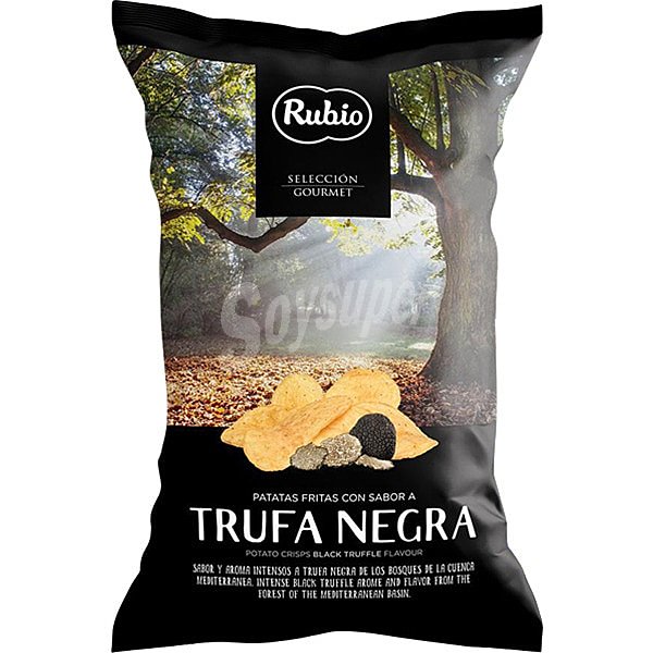 Selección Gourmet patatas fritas con sabor a trufa negra