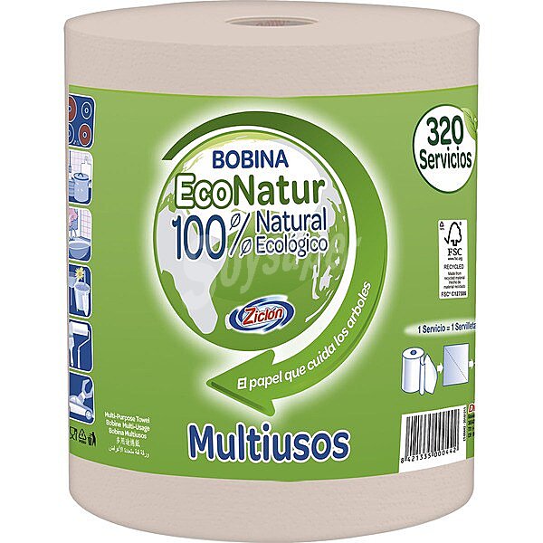 Econatur bobina de papel multiusos