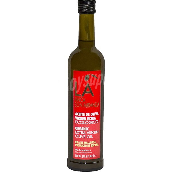 Aceite de oliva virgen extra ecológico DOP Oli de Mallorca botella 500 ml