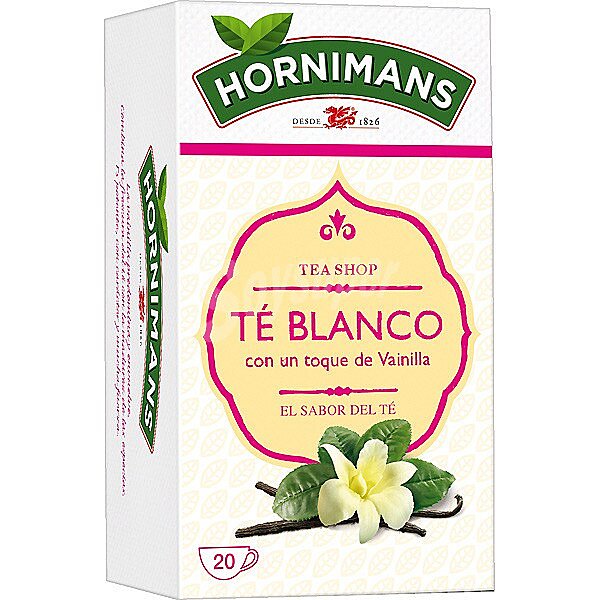 Té Blanco belleza  con un toque de vainilla 