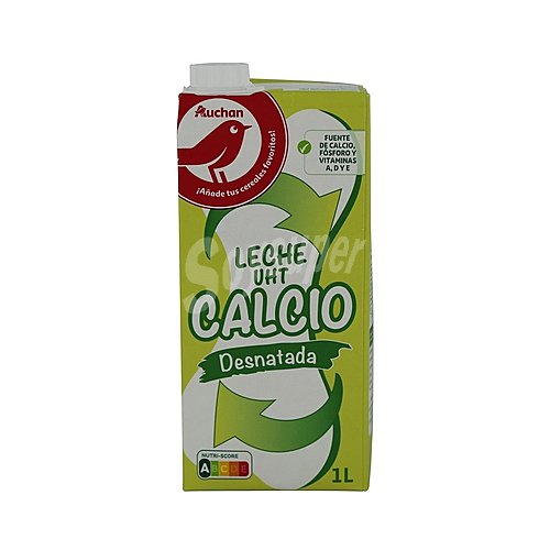 Producto alcampo Leche desnatada de vaca, enriquecida con calcio producto alcampo