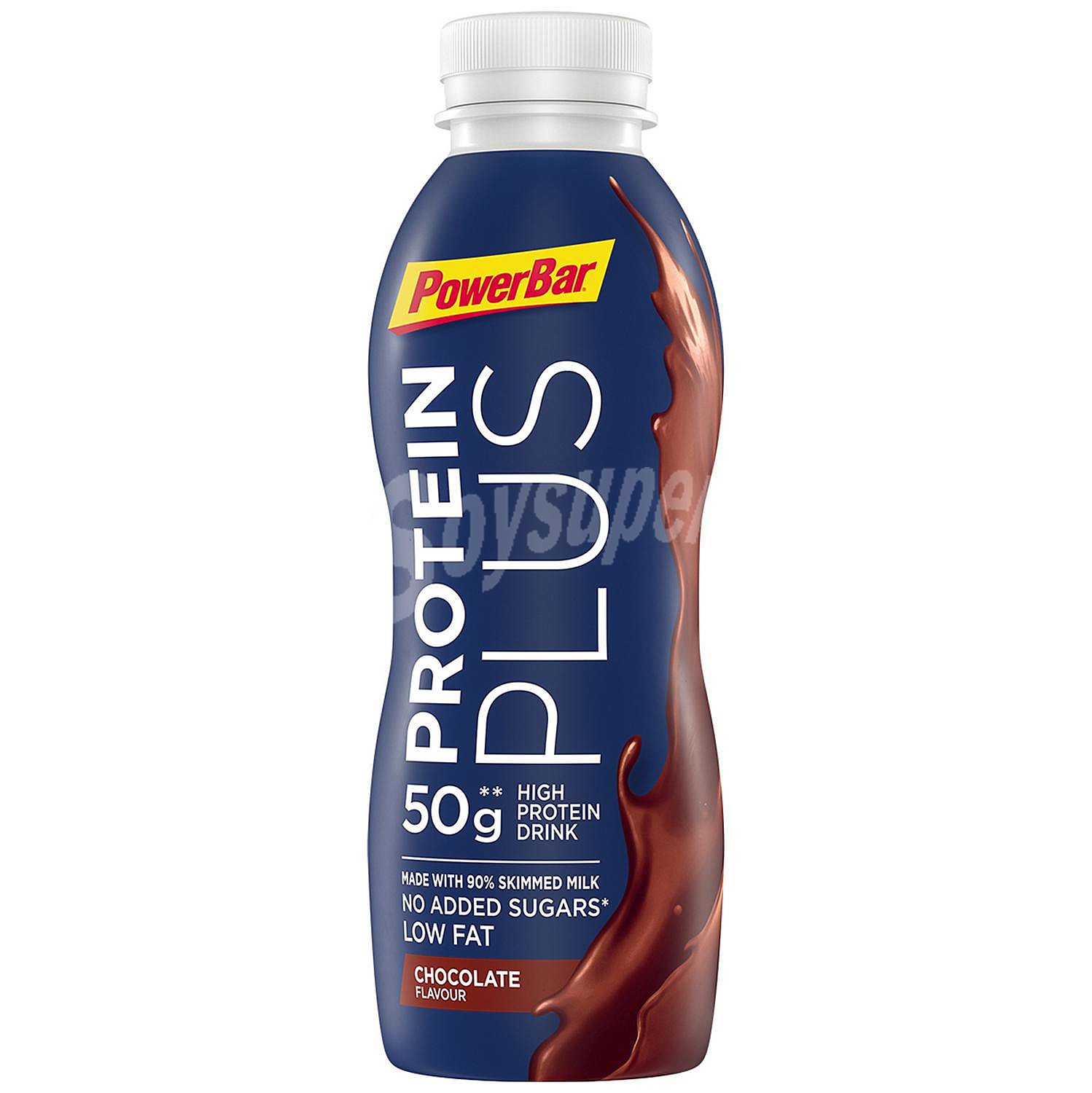 Batido de proteínas sabor chocolate sin azúcar añadido Powerbar sin gluten