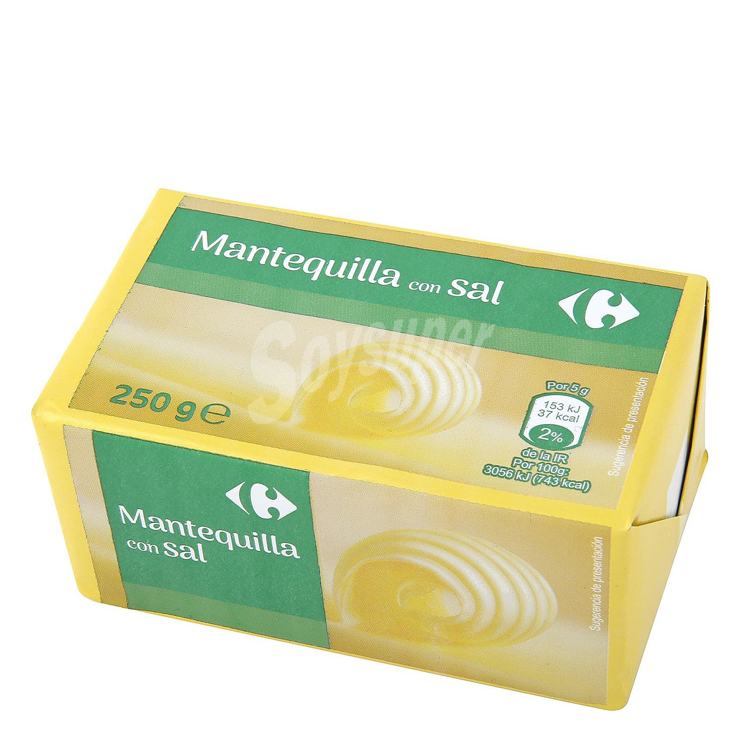 Mantequilla con sal Carrefour