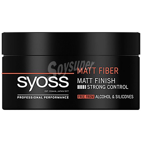 Syoss Cera para peinado con acabado mate y fijación fuerte syoos Matt fiber