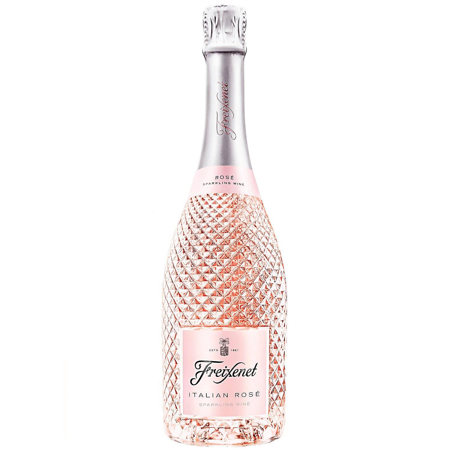 Vino frizzante (espumoso) rosado italian rose