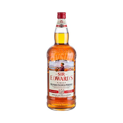 SIR edwards Whisky blended destilado y madurado en Escocia SIR edwards