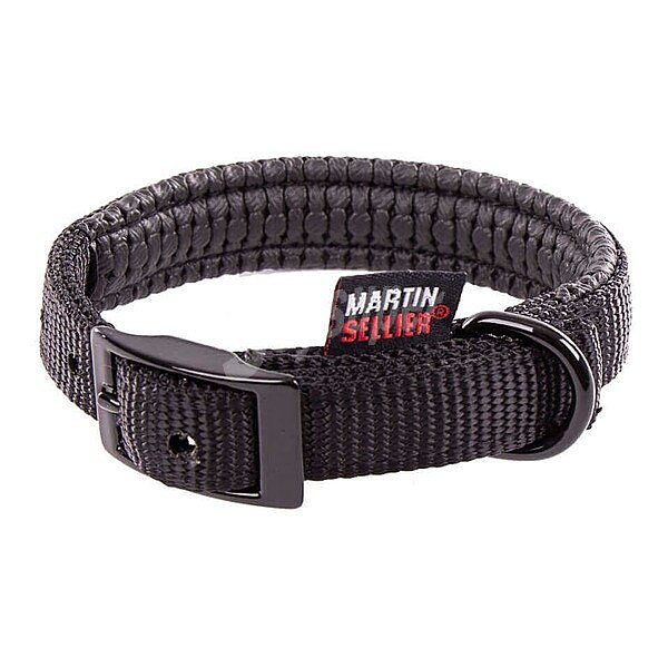 Collar para perro modelo Confort color negro medida 1,6 cm-35cm