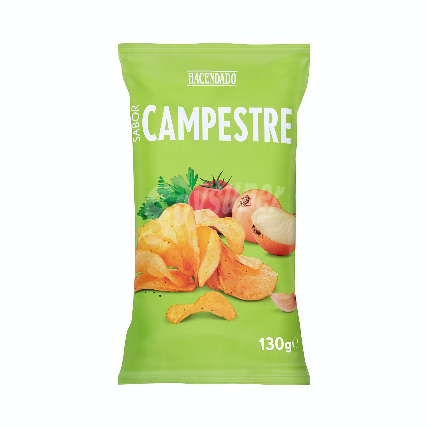 Patatas fritas lisas sabor campestre