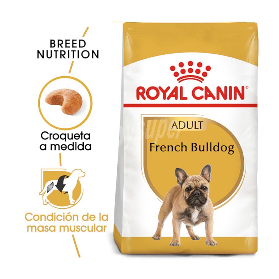 French bulldog adult pienso para perros adultos a partir de 12 meses raza Bulldog Francés