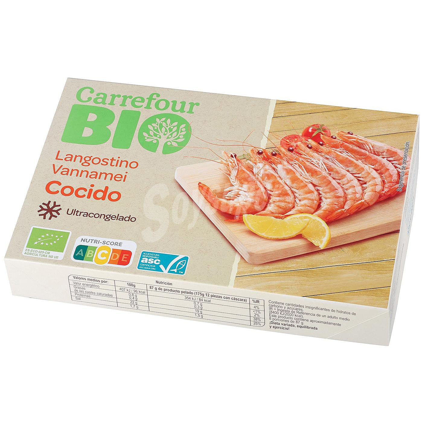 Langostino cocido ecológico Carrefou Bio