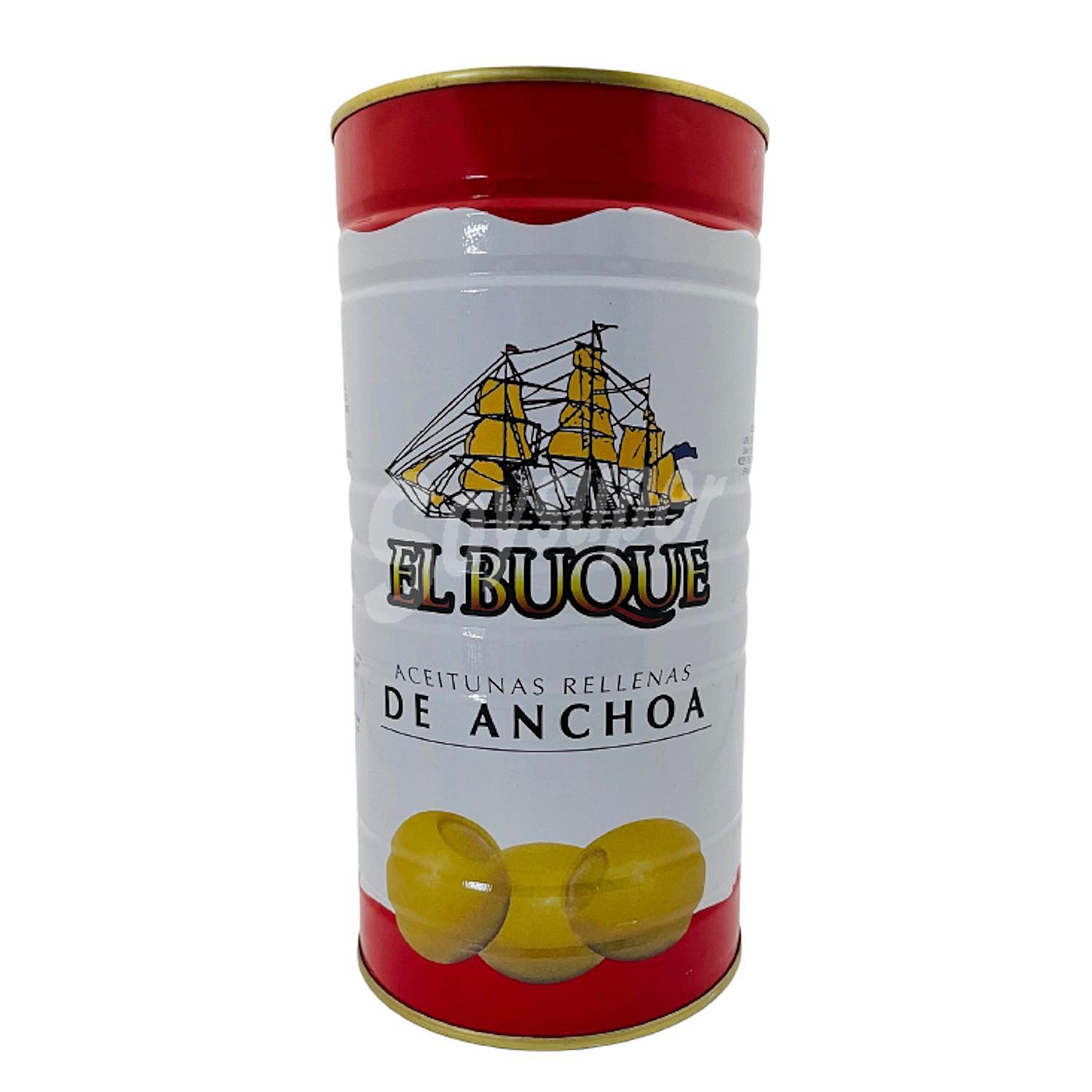 Aceitunas verdes rellenas de anchoa El Faro