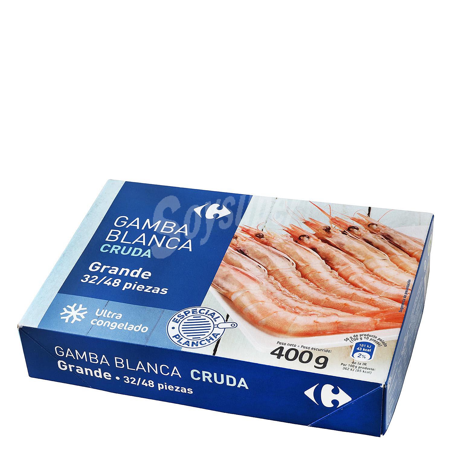 Gamba blanca cruda Carrefour