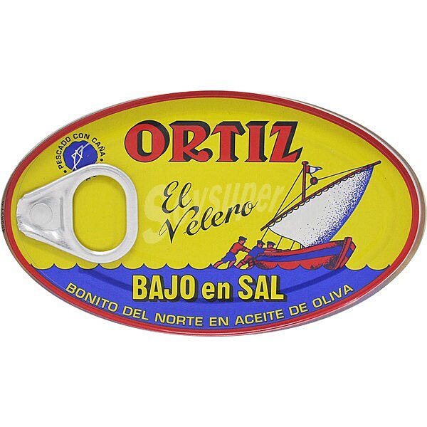 Bonito del norte en aceite de oliva con contenido reducido en sal