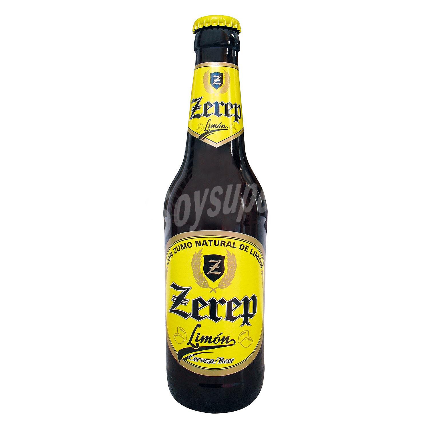 Cerveza Zerep con zumo natural de limón